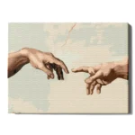 numeromaalaus-Aadamin luominen-numerotaide.fi