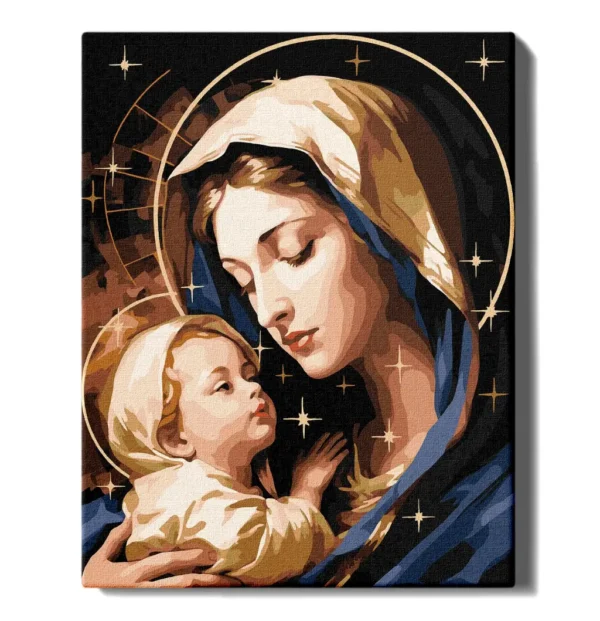 numeromaalaus-Äidin rakkaus-numerotaide.fi