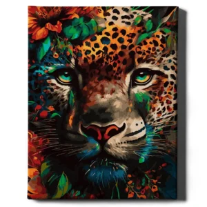 Gepardi kukkien joukossa