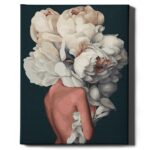 numeromaalaus-Herkät pionit-numerotaide.fi