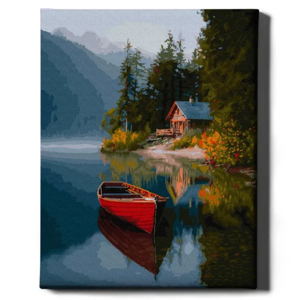 numeromaalaus-Hiljainen aamu-numerotaide.fi