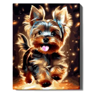 Iloinen Yorkshirenterrieri