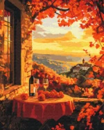 numeromaalaus-Ilta näköalalla-numerotaide.fi1