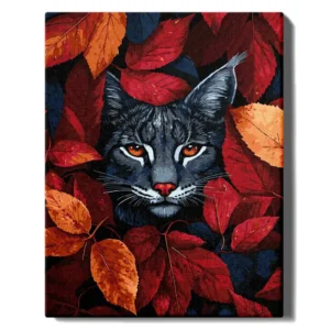 Ilves lehtien joukossa