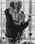 numeromaalaus-Intohimoinen pari-numerotaide.fi1