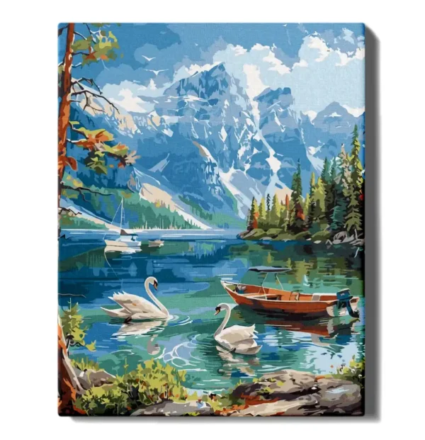 numeromaalaus-Joutsenlampi-numerotaide.fi