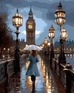 numeromaalaus-Kävely Lontoossa-numerotaide.fi1