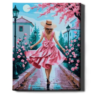 Kävelyretki ruusujen keskellä