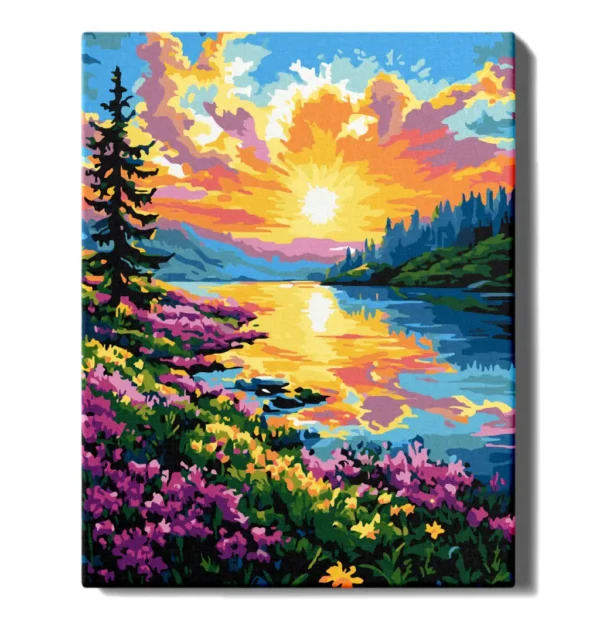 numeromaalaus-Kevään värit-numerotaide.fi