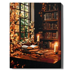 Kirjoja ja kynttilöitä