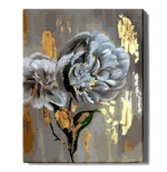 numeromaalaus-Kultaiset kukat-numerotaide.fi