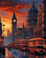 numeromaalaus-Lontoo pimeän jälkeen-numerotaide.fi1