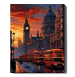 numeromaalaus-Lontoo pimeän jälkeen-numerotaide.fi