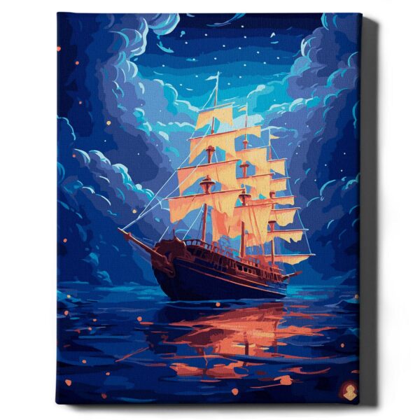 numeromaalaus-Maaginen laiva-numerotaide.fi