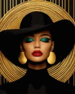 numeromaalaus-Nainen-numerotaide.fi1