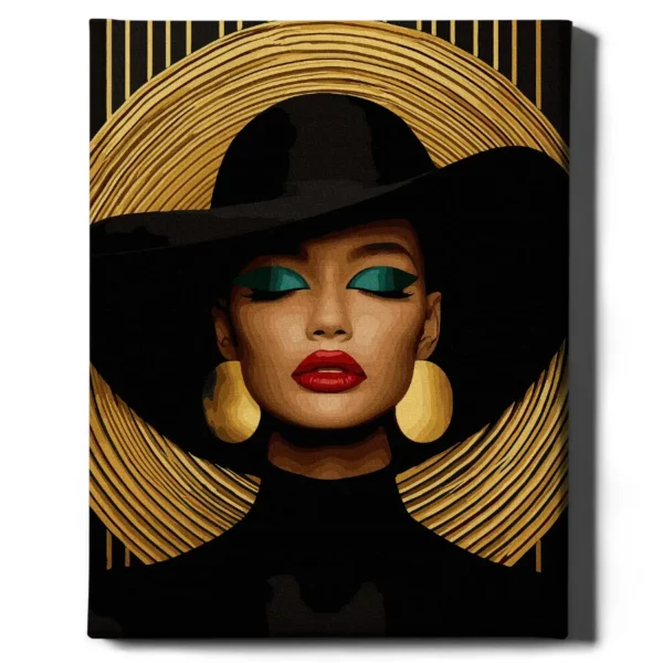 numeromaalaus-Nainen-numerotaide.fi