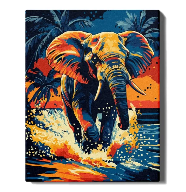 numeromaalaus-Norsu-numerotaide.fi