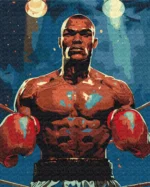 numeromaalaus-Nyrkkeilijä-numerotaide.fi1