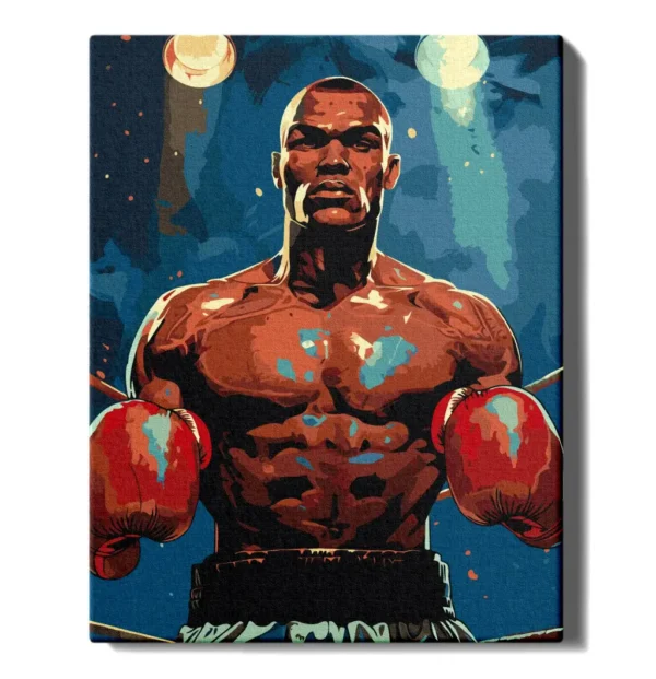 numeromaalaus-Nyrkkeilijä-numerotaide.fi