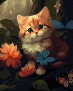 numeromaalaus-Pieni kissanpentu-numerotaide.fi1