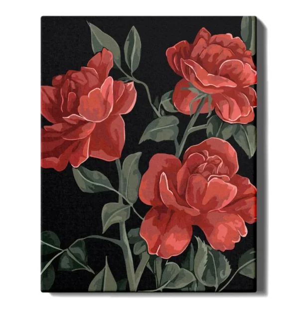 numeromaalaus-Puutarhan sydän-numerotaide.fi