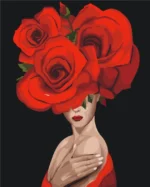 numeromaalaus-Ruusujen kuningatar-numerotaide.fi1