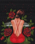 numeromaalaus-Ruusujen melodia-numerotaide.fi1