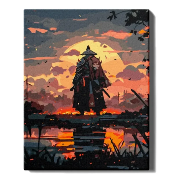 numeromaalaus-Samurai-numerotaide.fi