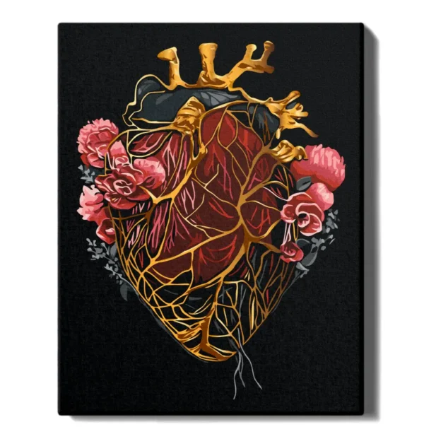 numeromaalaus-Sydän-numerotaide.fi