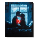 numeromaalaus-Sydänyhteys-numerotaide.fi