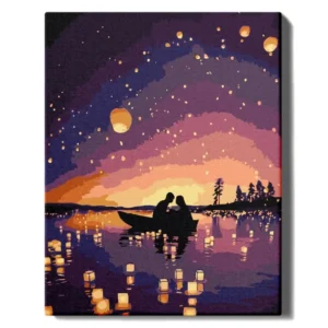 Treffit lyhtyjen valossa