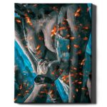 numeromaalaus-Tulinen intohimo-numerotaide.fi