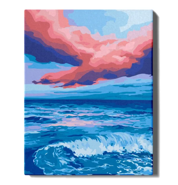 numeromaalaus-Tyynen meri-numerotaide.fi