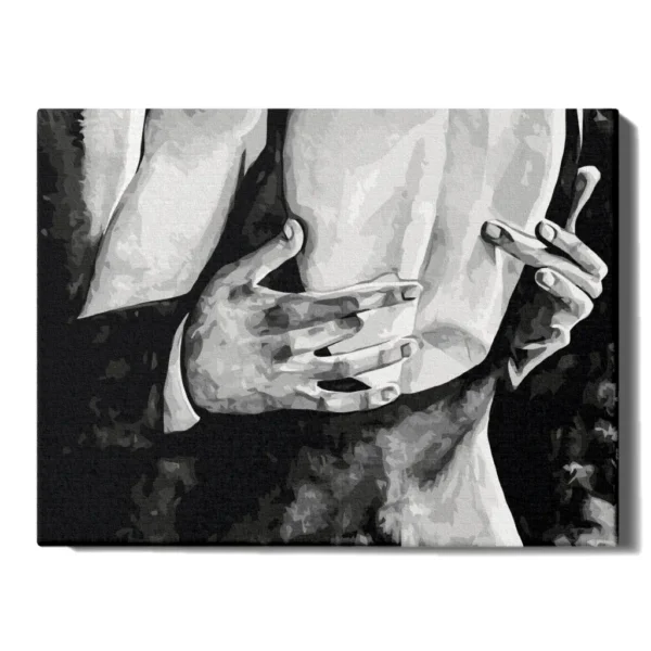 numeromaalaus-Varovainen kosketus-numerotaide.fi