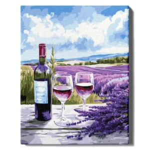 Viiniä ja laventelia