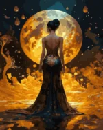 numeromaalaus-Yön nainen-numerotaide.fi1