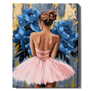Ballerina ja siniset kukat