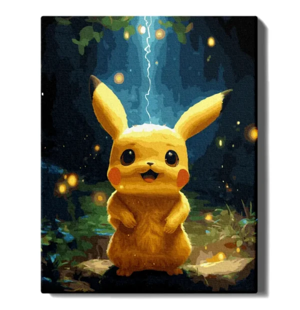 numeromaalaus-Pikachu-numerotaide_