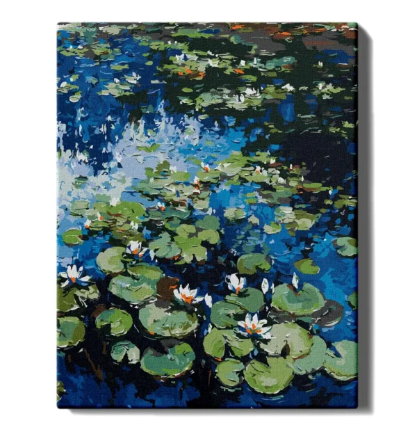 numeromaalaus-Vesililjat.-Claude-Monet-numerotaide_